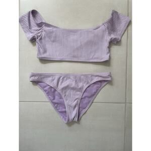 Cabana Del Sol Swim Bikini Set Swimsuit Ribbed Swimwear